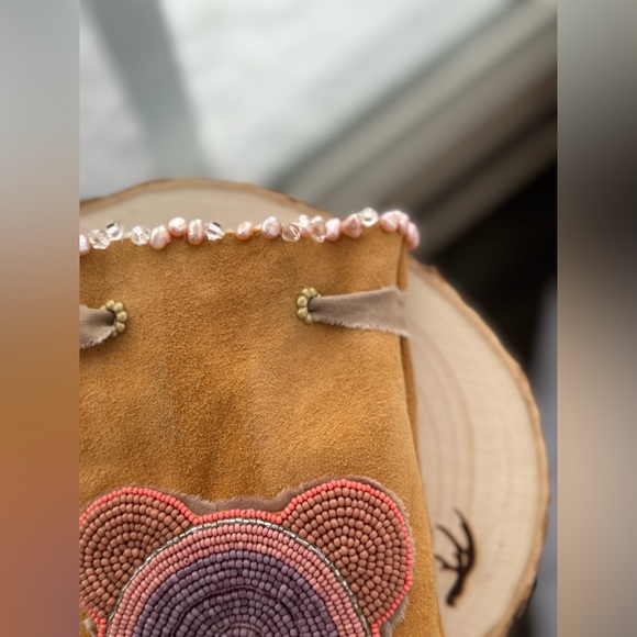 HANDMADE Smoked Animal Hide TAROT Bag - Picture 5 of 5